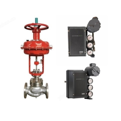Chính xác throttling Fisher 3620J Định vị van điện khí nén với Fisher điều chỉnh và van điện tử ASCO