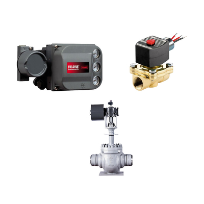 Van điều khiển với Chẩn đoán hiệu suất PD FISHER DVC6200 điều khiển van kỹ thuật số và van ASCO
