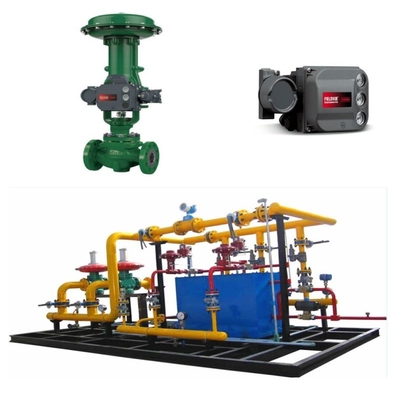 giảm áp suất điều chỉnh trượt với van điều khiển fisher CL125-CL600 ES 657/667 thiết bị điều khiển DVC6200 thiết bị định vị van