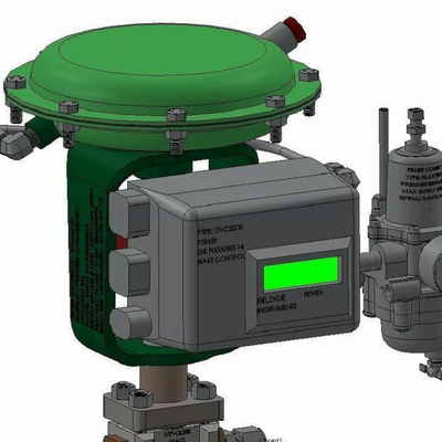 Kiểm soát áp suất / Dòng chảy Trượt với Fisher Control ET / EZ Và 657/667 Pneumatic Actuators DVC6200 Valve Positioner