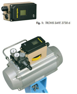 Samson 3730-6 Máy định vị với cảm biến truyền thông và áp suất HART