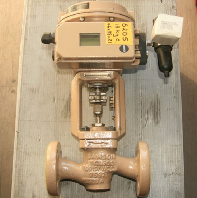 Samson 3241 van điều khiển và 3271-750 cm vuông máy điều khiển khí nén với 3730-4 định vị van