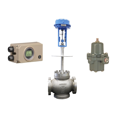 van điều khiển Trung Quốc với 3730-1 SAMSON định vị van thông minh và Fisher 67CFR lọc áp suất làm giảm van