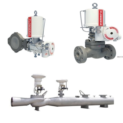 Giảm áp suất &amp; Desuperheating Station Với Flowserve Valtek VR Actuator Và 3200MD Valve Positioner