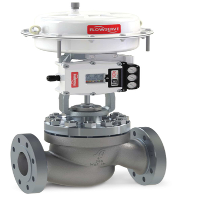 Giảm áp suất điều chỉnh trượt được trang bị van điều khiển Flowserve Actuator Logix 3800MD Positioners
