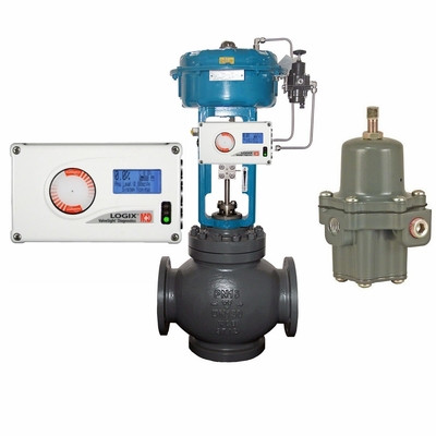 Nhà máy van điều khiển sử dụng Flowserve Logix 520MD/521MD/522MD Valve Positioner And Masoneilan78-40 Regulator