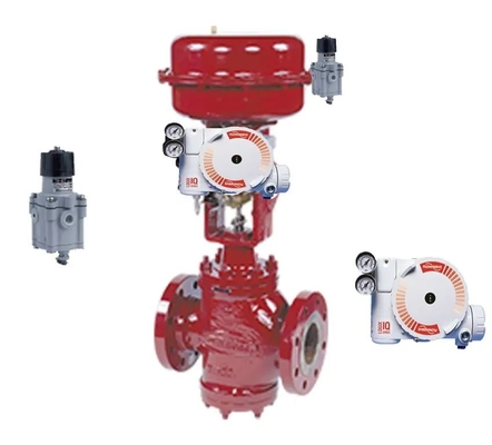 Nhà máy van điều khiển với Flowserve Logix 3200MD 520MD PMV D20 Industrial Digital Valve Positioners