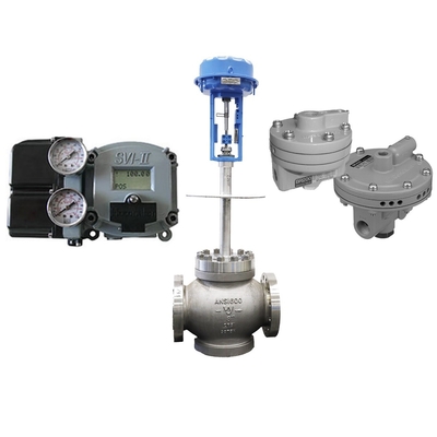 Các van điều khiển thép carbon sử dụng Masoneilan SVI2-21123111 Valve Positioner Và Fisher846 Chuyển đổi điện