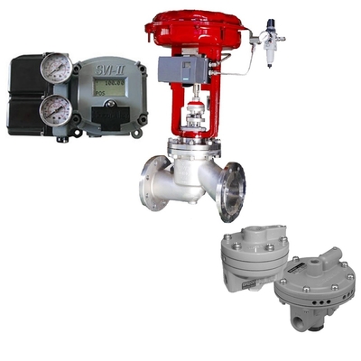 Trung Quốc kiểm soát van với Masoneilan SVI2-21123111 Valve Positioner Và 78-40 áp suất giảm van