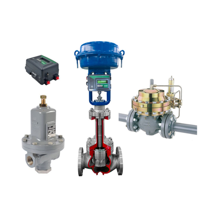 Pneumatic Diaphragm điều chỉnh van và Fisher DVC2000 với bộ lọc áp suất làm giảm van