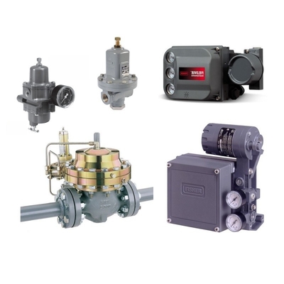 Tiêu thụ không khí trạng thái ổn định thấp Emerson Fisher 3582i Máy định vị van điện khí / Van điện tử nhôm