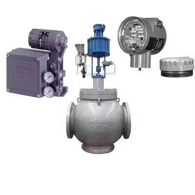 Van điều khiển dòng chảy với 4211 Positioner Transmitter Và Fisher 3582i Valve Pisitoner Và Neles ND9000