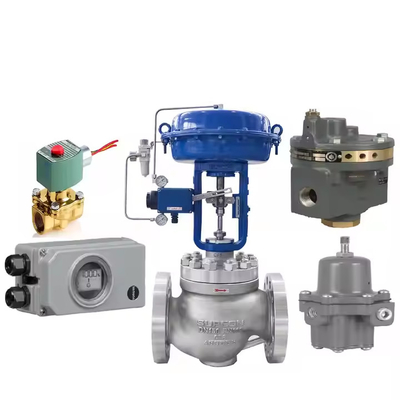 Wuzhong ATS Pneumatic Control Valve với bộ điều chỉnh bộ lọc 67CFR và Fisher DVC2000 Valve Positoner