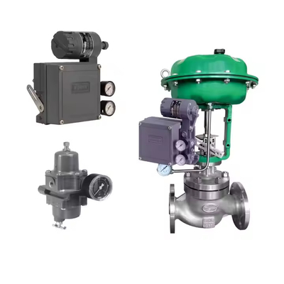 Van điều khiển Trung Quốc với Fisher 3582 Valve Positioner And Masoneilan78-80s Filter Regulator Rotork YT-300 Volume Booster