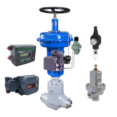 Van điều khiển khí nén với Fisher 3582/3582i Định vị van điện khí nén và 4211 Định vị máy phát trong kho