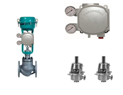 Masoneilan SVi1000 Digital Control Valve Positioner với van điều khiển Trung Quốc với 496 công tắc vị trí và máy phát