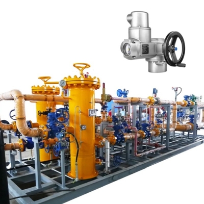 Chuyển van trượt với động cơ van điện Auma SO SOR động cơ điện