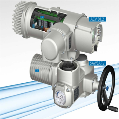 Các áp lực / dòng chảy điều khiển pry được trang bị Auma van actuator SAV SAR series và đơn vị điều khiển AC / AM