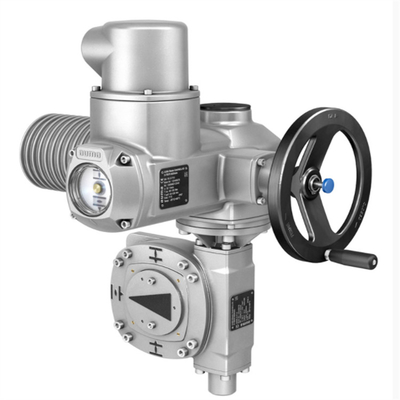 Kiểm soát áp suất / Dòng chảy Trượt với động cơ điện Auma SA / SQ và hộp số đa xoay GK / GST / GHT