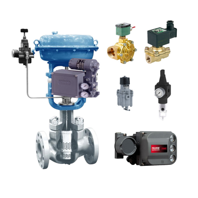 Van điều khiển Trung Quốc được trang bị Fisher 3582i DVC6200 DVC2000 DVC510si đầu tư và van điện tử ASCO