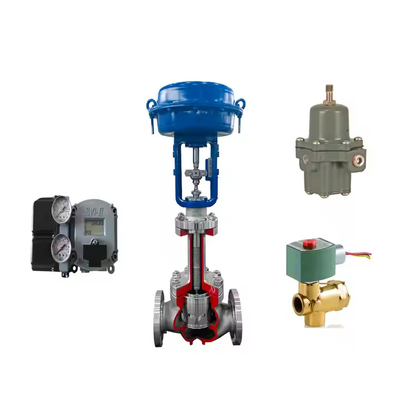 Các van kiểm soát hiệu suất tiên tiến Masoneilan SVI II AP / SVI 2 Máy định vị van kỹ thuật số với bộ điều khiển khí nén / bộ phận van