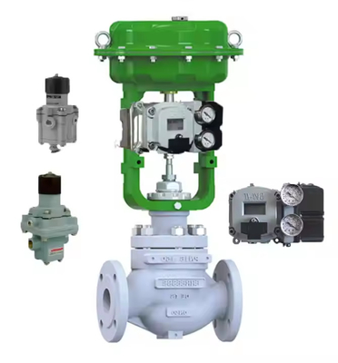 Ventil Trung Quốc Ventil điều khiển thân máy cao cấp bằng thép không gỉ Carbon với máy định vị van Masoneilan SVI2