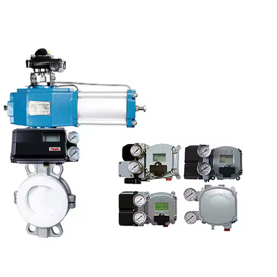 Nhãn hiệu Trung Quốc Butterfly On-Off Valve With Masoneilan SVI2-21113111 And TS700 Hàn Quốc Valve Positioner Nhà sản xuất Tissin