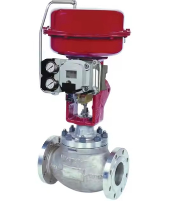 Trung Quốc Valve Double Port Valve Advanced Stainless Steel Carbon Top Body Với Máy định vị van Masoneilan SVI2