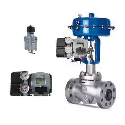 Phòng phun điều khiển khí nén chất lượng cao với Masoneilan SVI2-21123111 Positioner Và Fisher SR5 áp suất điều chỉnh van