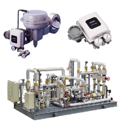 Áp lực / kiểm soát dòng chảy Skid KOSO 710E/720E van bướm và 6500RA Pneumatic Actuator và EPB811 Valve Positioner Set