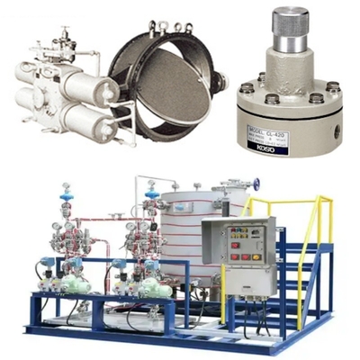 Valve điều khiển dòng chảy trượt được trang bị KOSO 710C Control Valve 7300RA Cylinder PRF400 Filter Pressure Reducing Valve