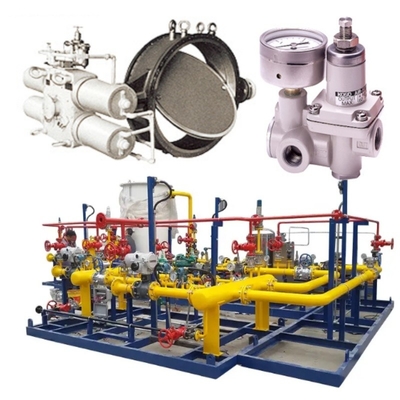 Valve điều khiển dòng chảy trượt được trang bị KOSO 710C Control Valve 7300RA Cylinder PRF400 Filter Pressure Reducing Valve