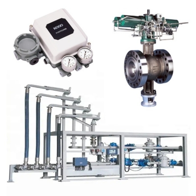 Ventil chuyển đổi trượt với KOSO 210C / 220C / 230C Valve bóng 6300RB Actuator và EP801 Valve Positioner PRF310 Bộ lọc không khí