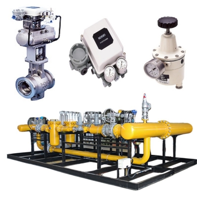 Ventil chuyển đổi trượt với KOSO 210C / 220C / 230C Valve bóng 6300RB Actuator và EP801 Valve Positioner PRF310 Bộ lọc không khí