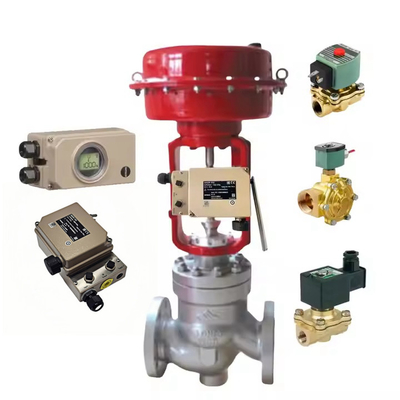 Samson 4763-11100111 Máy định vị van cơ học với van điều chỉnh áp suất lọc 67CFR và loạt AZBIL 200 như các bộ phận van