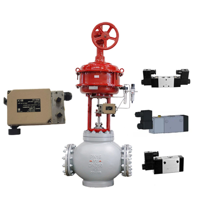 Asco Solenoid van và Samson 4763 Positioner cho Samson dòng chảy kiểm soát van