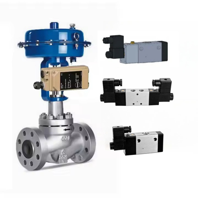 Nhà cung cấp Máy định vị van điện khí nén hoạt động đơn Samson 3767 Với van điện tử ASCO Cho van điều khiển