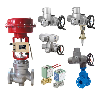 AUMA SA 07.2 đến 16.2 SAREx 25.1 đến 40.1 Máy điều khiển nhiều vòng với van điều khiển SAMSON 4763 và van điện tử ASCO trong kho