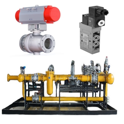 Máy trượt chuyển van được trang bị van Samson Model 44-11 van điện tử Model 3962, và một thiết bị chuyển giới hạn Model 4747