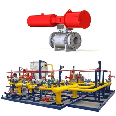 Máy trượt chuyển van được trang bị van Samson Model 44-11 van điện tử Model 3962, và một thiết bị chuyển giới hạn Model 4747