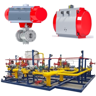 Máy trượt chuyển van được trang bị van Samson Model 44-11 van điện tử Model 3962, và một thiết bị chuyển giới hạn Model 4747