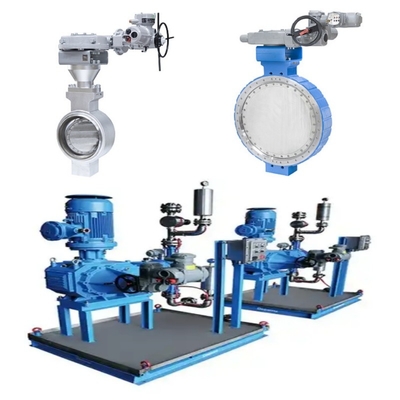 Áp lực / kiểm soát dòng chảy trượt Samson LTR 43 van bướm và Auma điện Actuators và hộp răng