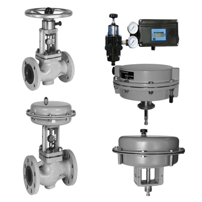Samson 3241 Ventil bóng và 3271 Pneumatic Actuator, được trang bị với sản xuất trong nước chất lượng cao Valve Positioner