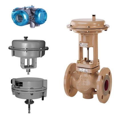 Samson 3251 Control Valve Và 3271/3277 Pneumatic Actuator Với 3963 Solenoid Valve Và China Positioner