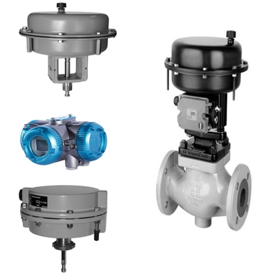 Samson 3251 Control Valve Và 3271/3277 Pneumatic Actuator Với 3963 Solenoid Valve Và China Positioner