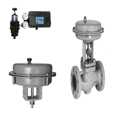 Samson 3241 van cầu và 3271 máy điều khiển khí nén, được trang bị thiết bị định vị van sản xuất trong nước