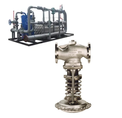 Fuel Gas Skid được gắn với Samson 41-23 Pressure Reducing Valve Stainless Steel Self-operated Pressure Regulators