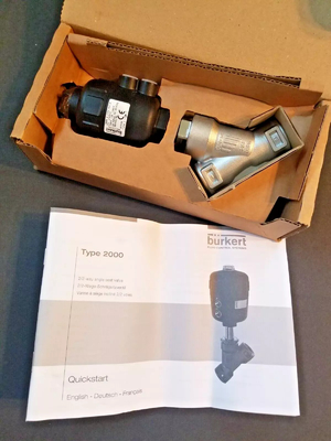 Đức gốc Burkert VALVE 2/2-way góc van ghế trong kho
