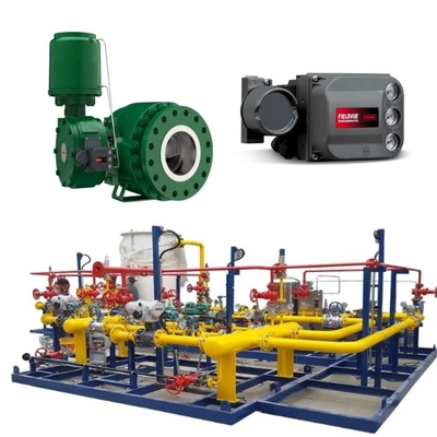 Chuyển van trượt với van điều khiển FisherV280 1061Actuator Fisher DVC7K hoặc DVC6200 Valve Positioner