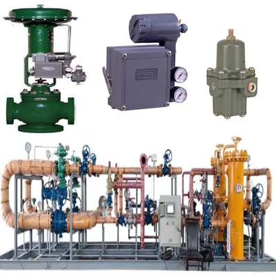 Ventil chuyển đổi trượt với Fisher YD/YS ba chiều van dẫn chuồng 3582i Máy định vị van cơ học với 667 đầu khí nén